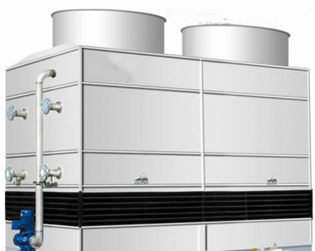 閉式冷卻塔安裝現(xiàn)場(chǎng)